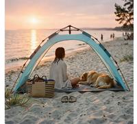 Tenda da spiaggia a montaggio rapido 210 x 145 cm