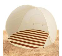 Tenda Da Spiaggia A Scomparsa Istantanea E Tettoia Parasole - Portatile Con Protezione UV Per 3 Persone | Baldacchino Da Esterno Pieghevole Automatico Con Custodia Per Campeggio E (1