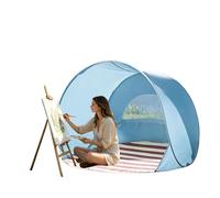 Tenda da spiaggia automatica a montaggio rapido per 3-4 persone | Protezione UV UPF 50+, borsa per il trasporto e 4 inclusi, per picnic, spiaggia, pesca