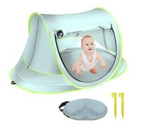 Tenda da Spiaggia Bambini, Pop Up Tendas Della Spiaggia, Tenda per Neonati Pieghevole Portatile con Protezione UV UPF 50+, Per Vacanza in Spiaggia Campeggio Viaggi, Facile montaggio 109x65x50cm (A)