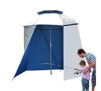 Tenda da spiaggia con riparo solare | Ombrello semi-circolare con protezione UV, portatile, impermeabile, per patio, giardino e | accessorio leggero durevole, ideale per rilassarsi all'aria aperta