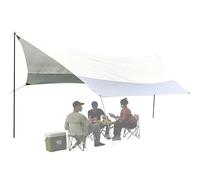 Tenda da spiaggia, dal sole, 4 m × 4 m, copertura solare, grande copertura, parasole resistente per hotel, viaggi all'aperto