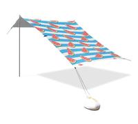 Tenda da spiaggia e baldacchino impermeabile con borsa per il trasporto per cortile e campeggio carpas de sol para la Playa