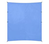 Tenda da spiaggia e baldacchino in tinta unita blu con fiori di mais, UPF50, leggera e grande, con tasche per sabbia, per campeggio, picnic, cortile e pesca