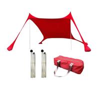 Tenda Da Spiaggia - Grande Ombrellone Portatile Resistente - 200 x 160 cm Solare da Esterno Ombra,Per Campeggio All'Aperto Pesca Escursionismo Picnic Viaggio Feste Giardino Cortile Patio