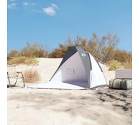 Tenda da Spiaggia Grigia 268x223x125 cm in Poliestere 185T