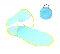 Tenda da spiaggia per 2-3 persone, portatile, grande da spiaggia, 50 +, protezione dai raggi UV, tenda da lancio, dimensioni ridotte, con borsa per il trasporto e picchetti da terra (H)