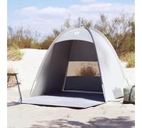 Tenda da spiaggia per 3 persone, grigio, impermeabile, antivento, con custodia, facile da montare per spiaggia, campeggio, picnic