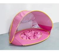 Tenda da spiaggia per bambini, tenda da piscina portatile, per capannone solare, protezione UV, con borsa per il trasporto (rosa)
