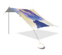 Tenda da spiaggia per ragazzo dei cartoni animati, UPF50+, facile da installare, con borsa per il trasporto, per cortile e campeggio