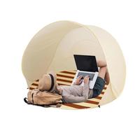 Tenda da spiaggia pop-up con protezione UV, installazione automatica istantanea, parasole portatile, tettoia impermeabile per 3 persone, tettoia leggera pieghevole con borsa per il trasporto, per