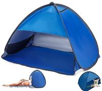 Tenda da Spiaggia Pop Up per Animali Personali e di Piccola Taglia, Riparo Solare da Spiaggia Antivento Tende da Spiaggia Portatili All'aperto per Cani di Piccola Taglia Gatti ( Color : Blue , Size :