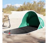 Tenda da spiaggia pop-up per la spiaggia, verde mare, impermeabile, con borsa per il trasporto, tenda parasole leggera per giardino, sabbiera e campeggio, 190 x 80 x 60 cm