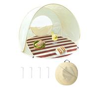 Tenda da Spiaggia Pop-up Tettoia con protezione UPF50+ per 2-3 persone | Solare Resistente Per Feste, Bordo Piscina, Campeggio, All'aperto, Giardino, Escursionismo, Patio e Picnic
