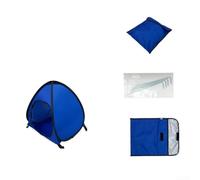 Tenda da spiaggia portatile per cani, ripara dal sole per gatti e cuccioli, installazione rapida, con picchetti per il terreno, per parco, viaggi, all'aperto, taglia L (blu zaffiro, M)