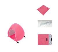 Tenda da spiaggia portatile per cani, ripara dal sole per gatti e cuccioli, installazione rapida, con picchetti per il terreno, per parco, viaggi, all'aperto, taglia L (carminio M)
