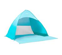 Tenda da spiaggia portatile pop-up automatica in poliestere blu per campeggio