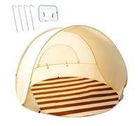 Tenda da Spiaggia | Protezione UV Impermeabile con da Terra | Tenda da Spiaggia Ombreggiante Tettuccio Esterno | All'aperto Pesca Escursionismo Picnic Viaggio Festa Estiva Cortile Patio Giardino Prato