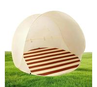 Tenda da spiaggia - Tenda da 3 a 4 persone, facile da pop con protezione UV, solare istantaneo automatico, in tessuto rivestito in argento, installazione rapida, per la privacy, tenda da