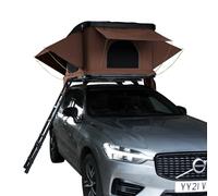 Tenda da tetto per auto - Marrone rigida Shell Pop Up cuccetta campeggio 3