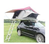 Tenda da tetto personalizzata per auto, in alluminio, con guscio morbido, compatibile con tenda da tetto da campeggio per 4 persone, compatibile con tenda da campeggio personalizzata(Khaki)