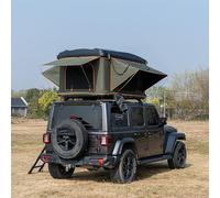 Tenda da tetto rigida for 2-3 persone con supporto idraulico, finestre Skyview a 360°, piastra a nido d'ape in alluminio for SUV, camion, jeep, furgone, rimorchio, migliore ventilazione