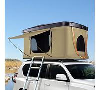 Tenda da tetto rigida per 2-3 persone, impermeabile e resistente, con scala di facile installazione, perfetta per avventure in campeggio su SUV e camion