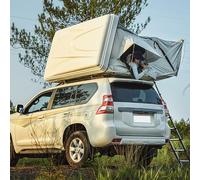 Tenda da tetto rigida per 4-5 persone, installazione idraulica rapida in 3 secondi, impermeabile e protezione UV50+, per auto, SUV, camion, per tutte le stagioni