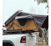 Tenda da tetto rigida, spaziosa progettazione pop-up per 5 persone, facile installazione con supporto idraulico per avventure di campeggio all'aperto