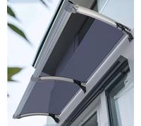 Tenda Da Veranda Pensilina, Parapioggia Tettoia Tenda Da Veranda, Impermeabile E Anti-UV Porta Anteriore A Baldacchino, Copertura in Policarbonato, Per Esterno Tettoia (65x190cm/26x75in,A)