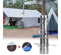 Tenda dal design professionale tappo per stufe da campeggio compatte antiruggine