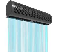 Tenda d'aria con telecomando a 2 velocità, super potente per tenere lontane le mosche, ideale per porte commerciali e domestiche