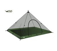 Tenda DD super leggera a rete piramidale XL - tenda interna con zanzariera e pavimento tenda negro