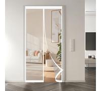 Tenda Della Porta Isolata Termica Magnetica 78 x 115 cm Impermeabile Contro Freddo Antipolvere, Chiusura Automatica Tenda per Porta Termica per Balcone, Soggiorno, A