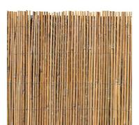 Tenda Di Bambù Per Balcone, Schermo Di Bambù 120 Cm X 4 M, Protezione Dal Vento