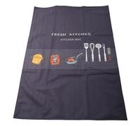 Tenda di copertura dell'armadio da cucina in poliestere con design adesivo fisso per resistenza alla polvere e ai fumi di olio, accumulo di umidità del tessuto traspirante non perforato (MGL004)