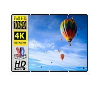 Tenda di proiezione Schermo for proiettore cinematografico portatile pieghevole anti-piega ad alta densità da 60-150 pollici con rapporto 16: 9,Antirughe(180 inch)
