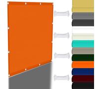 Tenda di ricambio impermeabile per pergola, 3,3 x 4,5 m, per esterni, colore arancione, per giardino, patio, con corda inclusa, resistente ai raggi UV e alle intemperie
