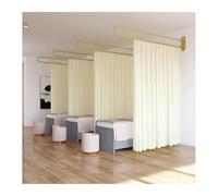 Tenda divisoria da parete con supporto in metallo a forma di U, divisorio per saloni di bellezza, centri benessere, camere da letto condivise, tende eleganti per separare gli spazi