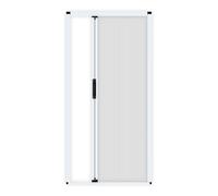 Tenda divisoria isolata con serratura per porte a soffietto - Soluzione temporanea privacy per telai di porte 127 x 203 cm - Blocca viste indesiderate
