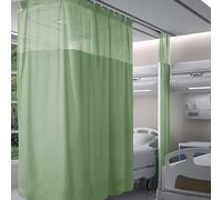 Tenda divisoria medica con ganci piatti, semitrasparente, per ospedali e sanità, ideale per la privacy dei pazienti e la separazione degli spazi