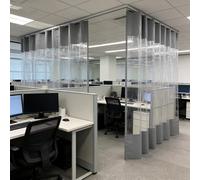 Tenda Divisoria per Garage Tenda Divisoria per Aree di Lavoro Isolate, Tendoni per Posti Lavaggio Impermeabili Industriali, Partizione in Pannello(W20 ft x H12 ft/(610 cm x 365 cm))