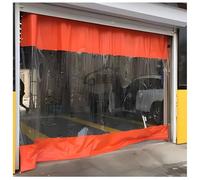 Tenda divisoria per garage, Tende divisorie for garage, vinile industriale, con occhielli, multicolori, dimensioni multiple(Orange,2.4x2.4m/7.9x7.9in)