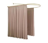 Tenda divisoria per salone di bellezza, asta di supporto lunga a forma di U, divisorio per stanza, tenda semitrasparente per salone di bellezza, clinica, camera da letto condivisa