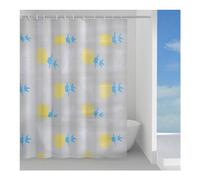 Gedy Tenda doccia in plastica (120x200cm) TROPICAL Azzurro e Giallo TVI 13351230