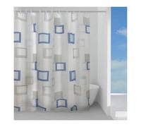 Gedy Tenda doccia in plastica (240x200cm) FRAME Azzurro e Grigio TVI 1349 2430