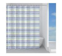 Gedy Tenda doccia in plastica BIGLIE (180x200 cm) Verde e Blu TVI 1341 1830