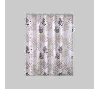 TENDA DOCCIA IN POLIESTERE CAFFE 180x200 cm Bianco/Beige/Marrone