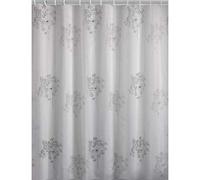 TENDA DOCCIA PARFUME TESSUTO 180x200 Bianco/Nero