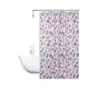 Tenda Doccia Vasca Bagno Impermeabile 12 Ganci Con Sfere Astratte 180x200cm